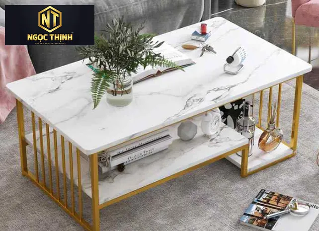 BÀN TRÀ MẶT ĐÁ CHÂN SẮT GIÁ TỐT ĐỒNG NAI